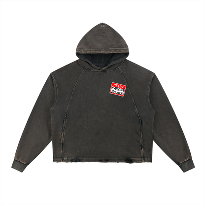 Earl of Smoke Wash Freyed Hoodie