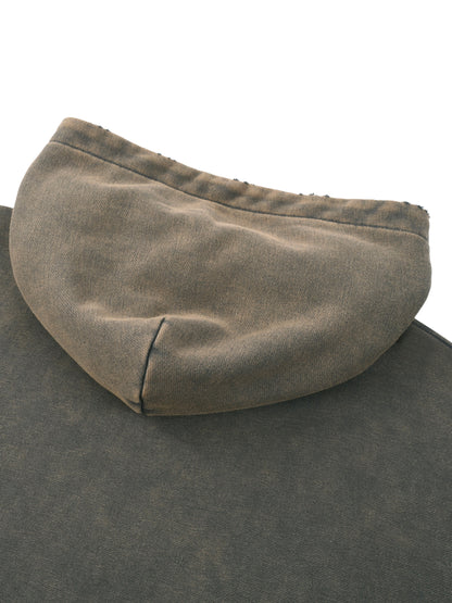 Earl of Smoke Wash Freyed Hoodie